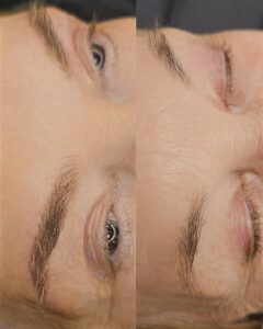 Porovnanie techník microblading a hair-stroke obočia – ukážka práce Alena Ivanina